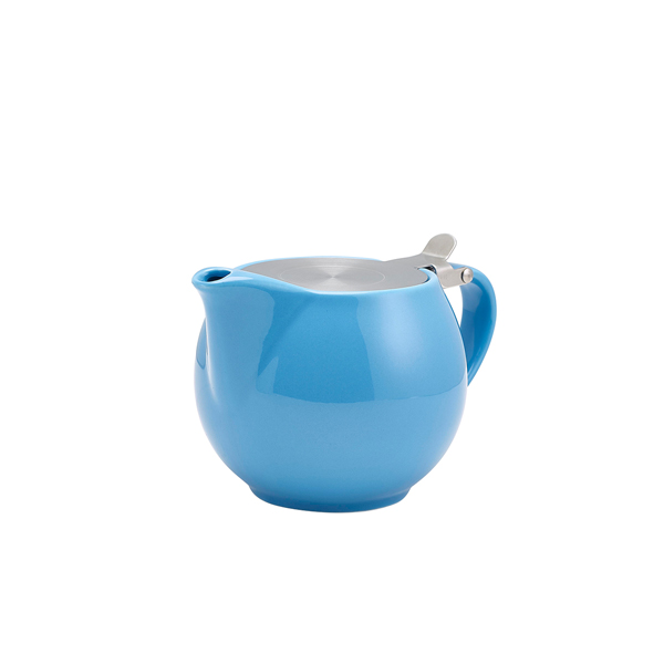 GenWare Porcelain Blue Teapot with St/ St Lid & Infuser 50cl/ 17.6oz