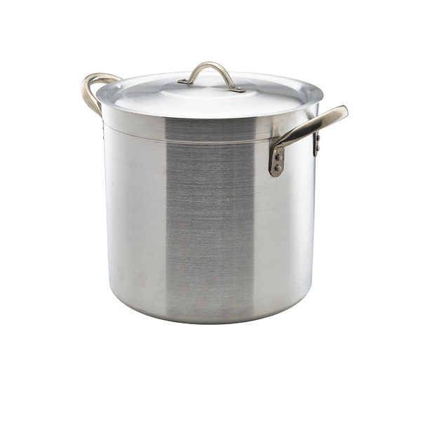 Aluminium Deep Stockpot With Lid 17Litre