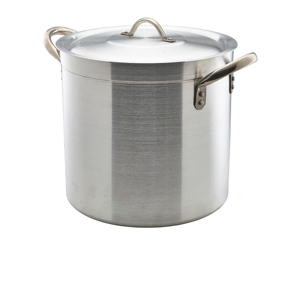 Aluminium Deep Stockpot With Lid 32Litre