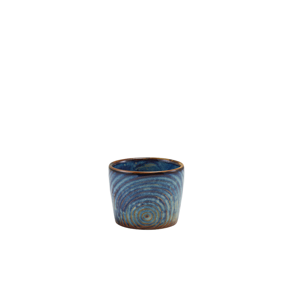 Terra Porcelain Aqua Blue Organic Dip Pot 9cl/ 3oz