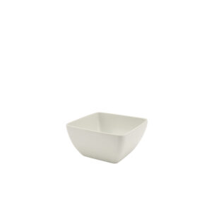 GenWare Melamine White Curved Square Bowl 15cm