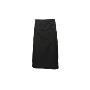 Black Waist Apron W/ Split Pocket 70cm Long