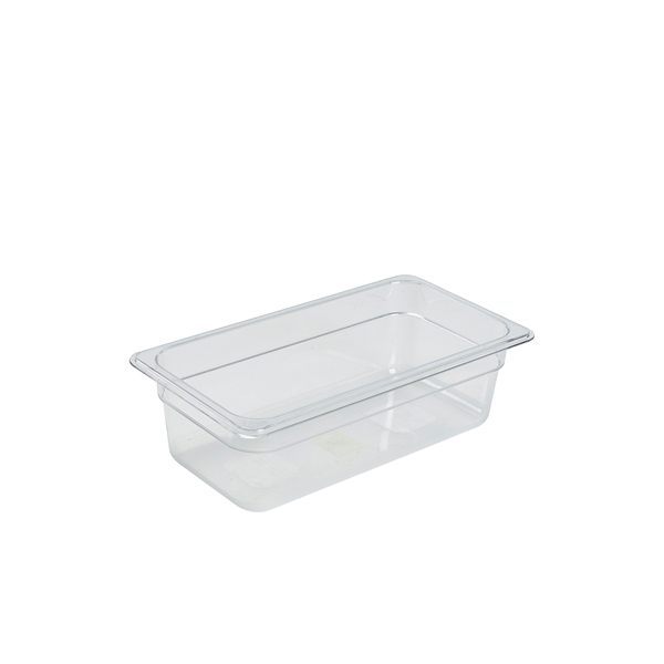 1/3 -Polycarbonate GN Pan 100mm Clear