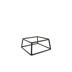 Genware Black Anti-Slip Buffet Riser 18 x 8cm