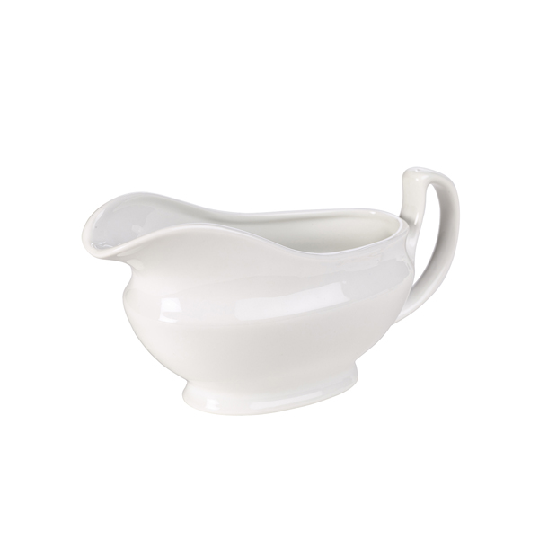 Genware Porcelain Sauce Boat 14cl/ 5oz