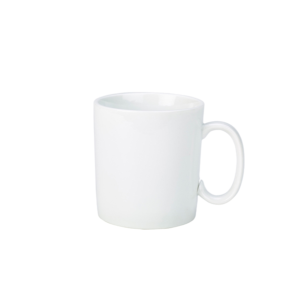 Genware Porcelain Straight Sided Mug 34cl/ 12oz