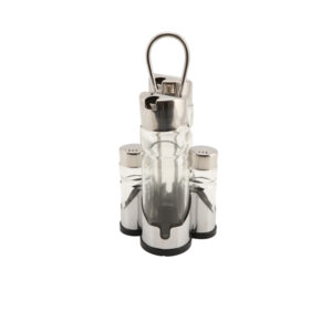 Genware Oil  Vinegar & Cruet Set with Stand