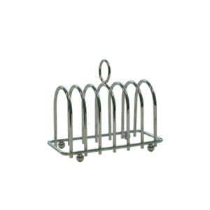 Chrome Horseshoe 6 Slice Toast Rack
