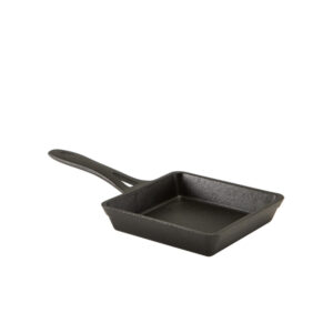 Mini Cast Iron Square Frypan 13 x 3cm