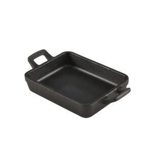 Mini Cast Iron Rectangular Dish 14x11x3cm