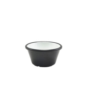 GenWare Melamine Black And White Two Tone Ramekin 59ml/ 2oz