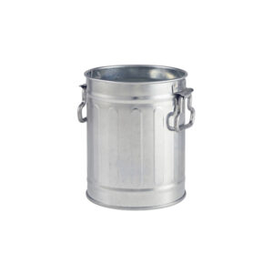 Miniature Galvanised Bin 8.5x11.2cm