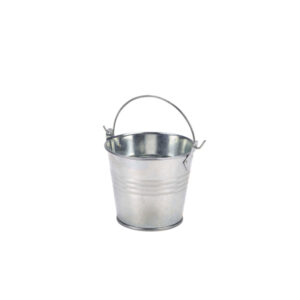 Galvanised Steel Serving Bucket 8.5cm Dia