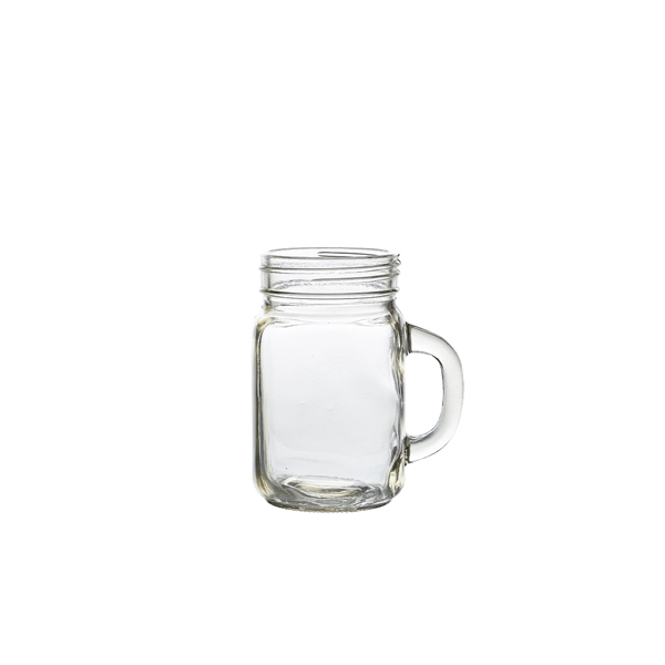 Genware Glass Mason Jar 43.5cl/ 14.7oz