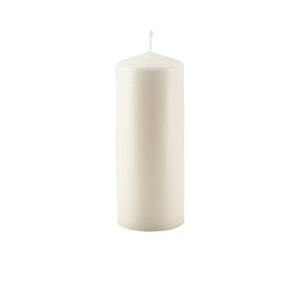 Pillar Candle 20cm H X 8cm Dia Ivory