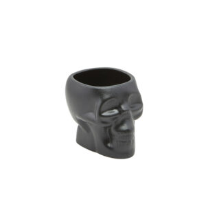 Genware Cast Iron Effect Skull Tiki Mug 40cl/ 14oz