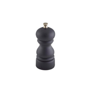Genware Salt Or Pepper Grinder Matt Black 12.7cm