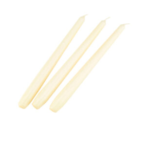 Tapered Candle 10” Ivory (Pack 50)