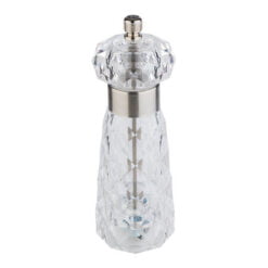 Acrylic 'Diamond' Pepper mill  6cm / 2.4", H:18cm / 7.1"