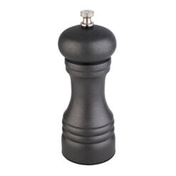 Carbon Steel 'Gunmetal' Salt mill 6cm / 2.4", H:15.5