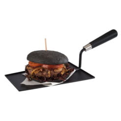 Serving Trowel 23,5 x 15,5 cm , Stainless Steel, Black