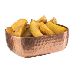 Aluminium 'Copper look' Hammered Bowl 15.5 x 12cm