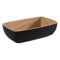 Frida GN 1/4 Schale Melamine Bowl (Black) 26.5 x 16.2cm