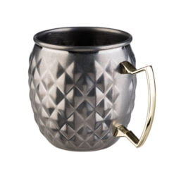 Stainless Steel Antique look Moscow Mule Barrel Mug