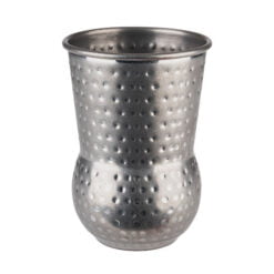 Antique Hammered Stainless look Julep Barrel Mug