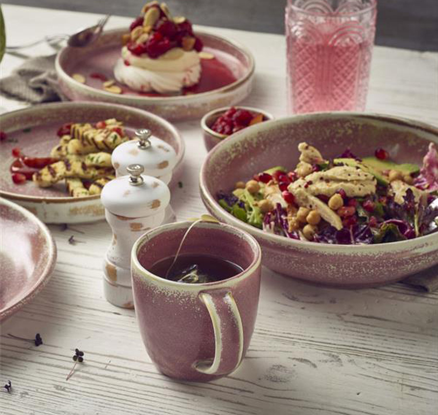 Rose Pink Terra Porcelain