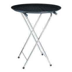 Chrome Plated Tray Stand 92 x 31.5 x 50cm