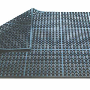 Rubber Floor Mat Black 150 x 90 x 1.0cm