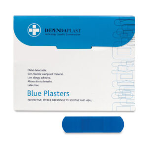 7.5 x 2.5cm BLUE PLASTERS - PK100