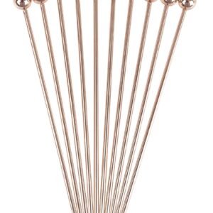 Ball Garnish Pick Copper Plated Pk10