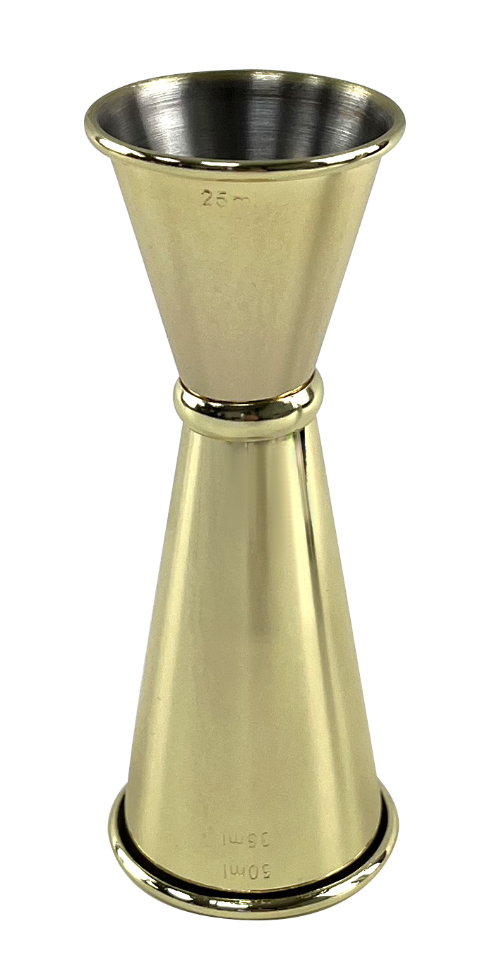 25/35/50NGS Gold Plated Banded Jigger Measure