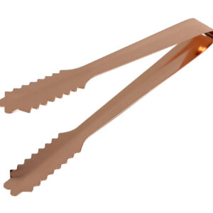 7 Inch S/St Ice Tongs Copper Plated