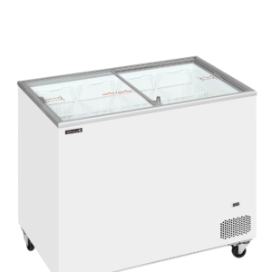 Sliding Flat Glass Lid Chest Freezer