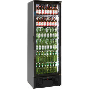 Prodis NT10-HC Single Door Black Finish Upright Bottle Cooler