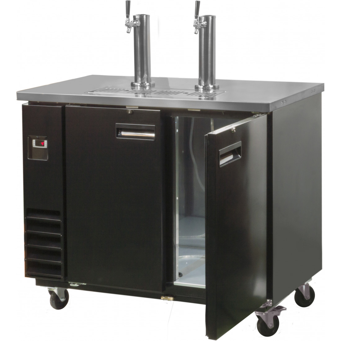 Prodis NTKC2 Double Door, Double Tap Keg Cooler - Image 2