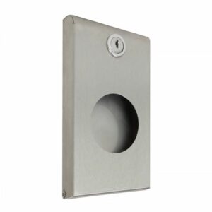 Smart Brushed Stainless Steel Sanitary Bag Dispenser | Lockable Unit | Wall mounted