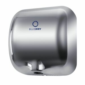 BlueDry Polished Stainless Steel Eco Dry Hand Dryer | 550-1800 watts | High Speed