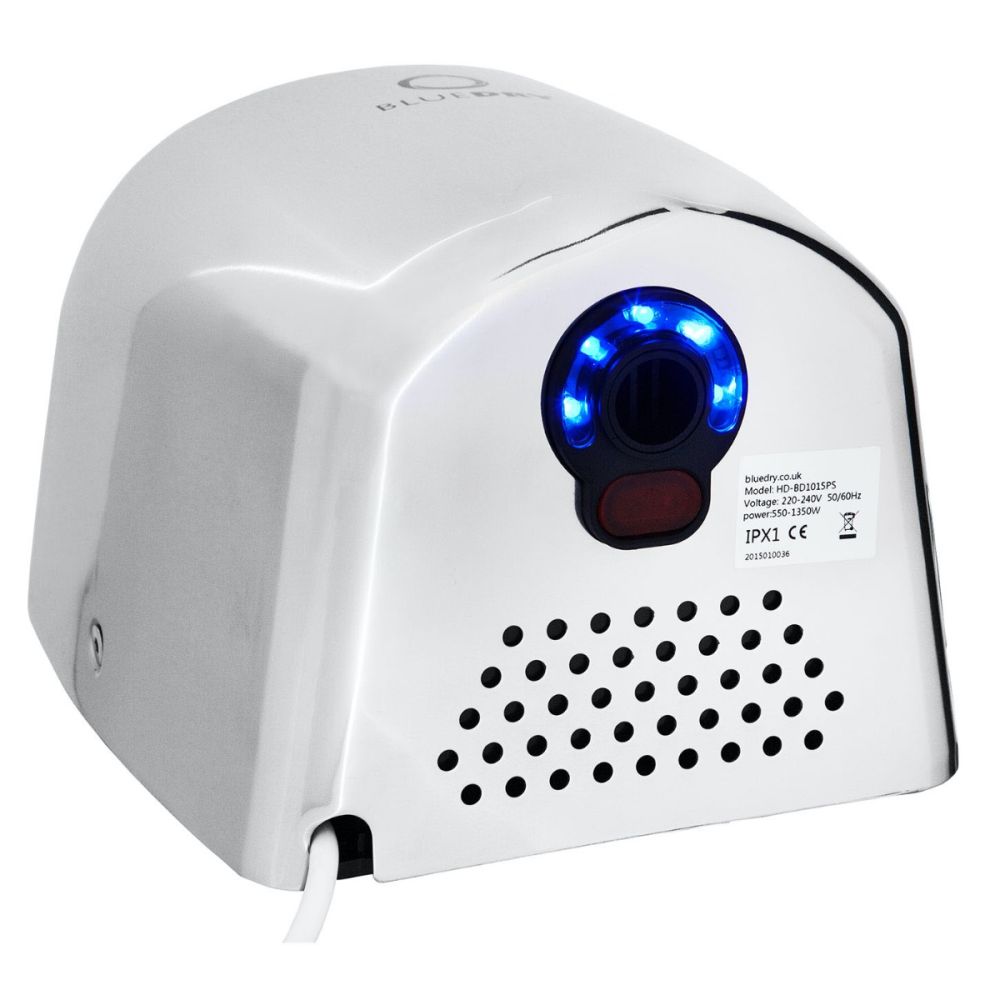 BlueDry Mini Jet Hand Dryer | 500-1350 watts | Compact & High Speed - Image 4