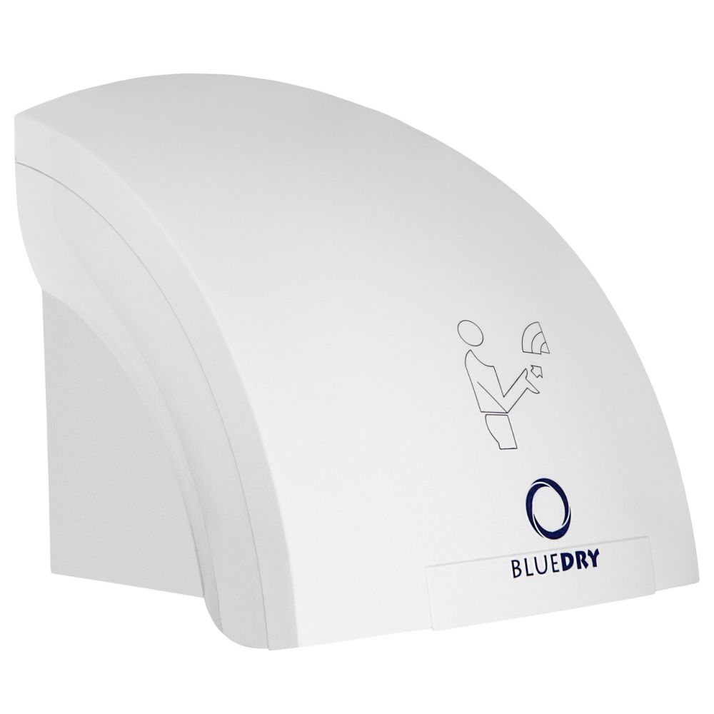 BlueDry Junior Hand Dryer | 2000 watts | Ultra Quiet | White