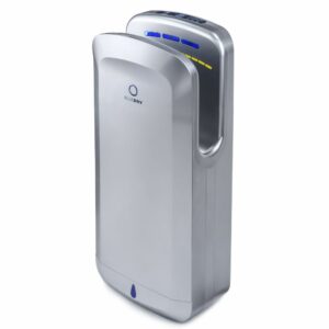 BlueDry Silver Jet Blade Hand Dryer Brushed Motor