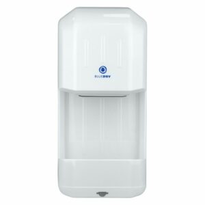 BlueDry White Fast Dry Hand Dryer | 880 watts | Blade Drying System & Water Catchment Tray