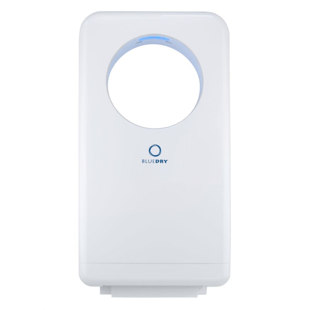 BlueDry White Blade Runner Hand Dryer | 500-1450 watts | High Speed & Energy Efficent