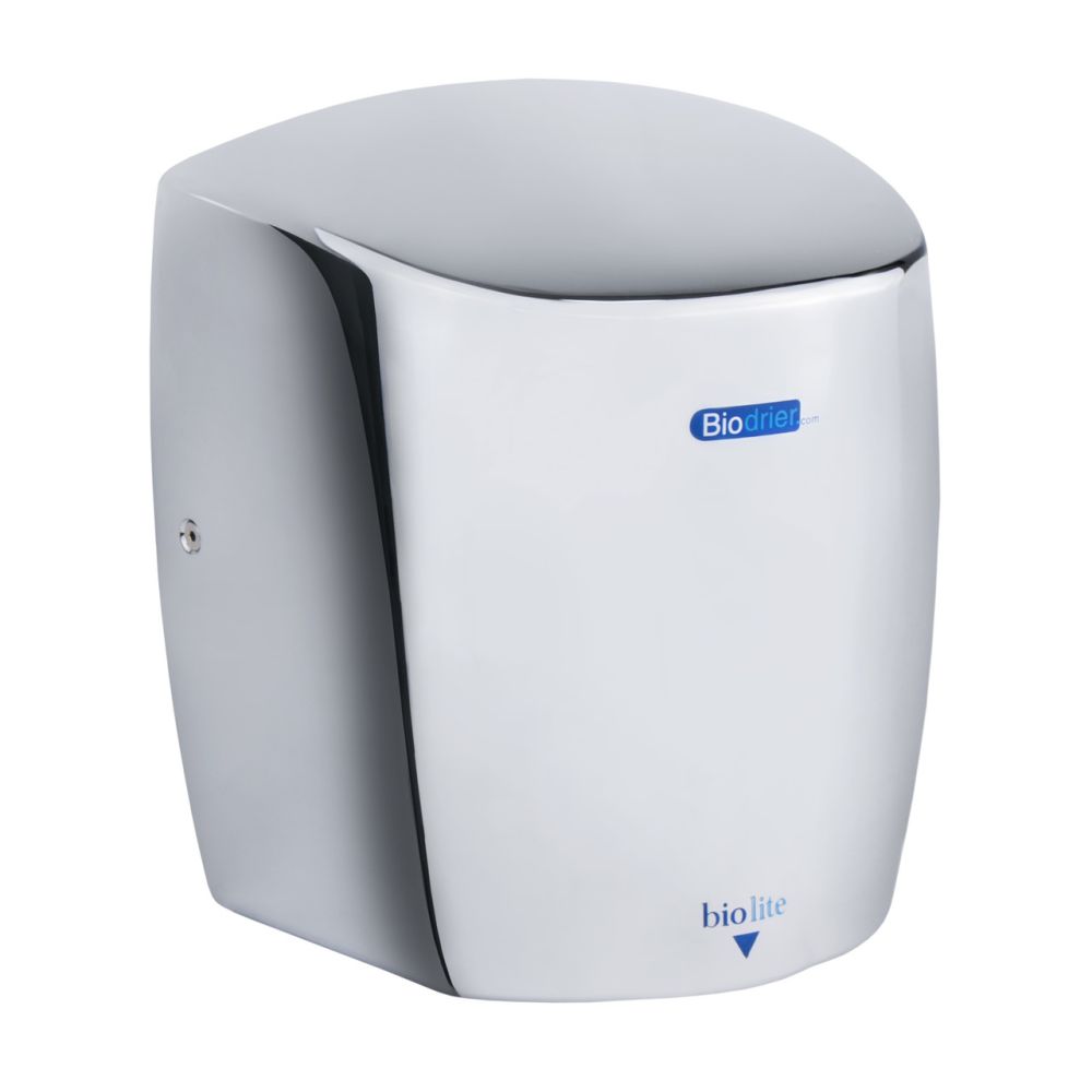 Biodrier Biolite Chrome Hand Dryer | 0.65-0.9kW | Ultra Small, High Speed