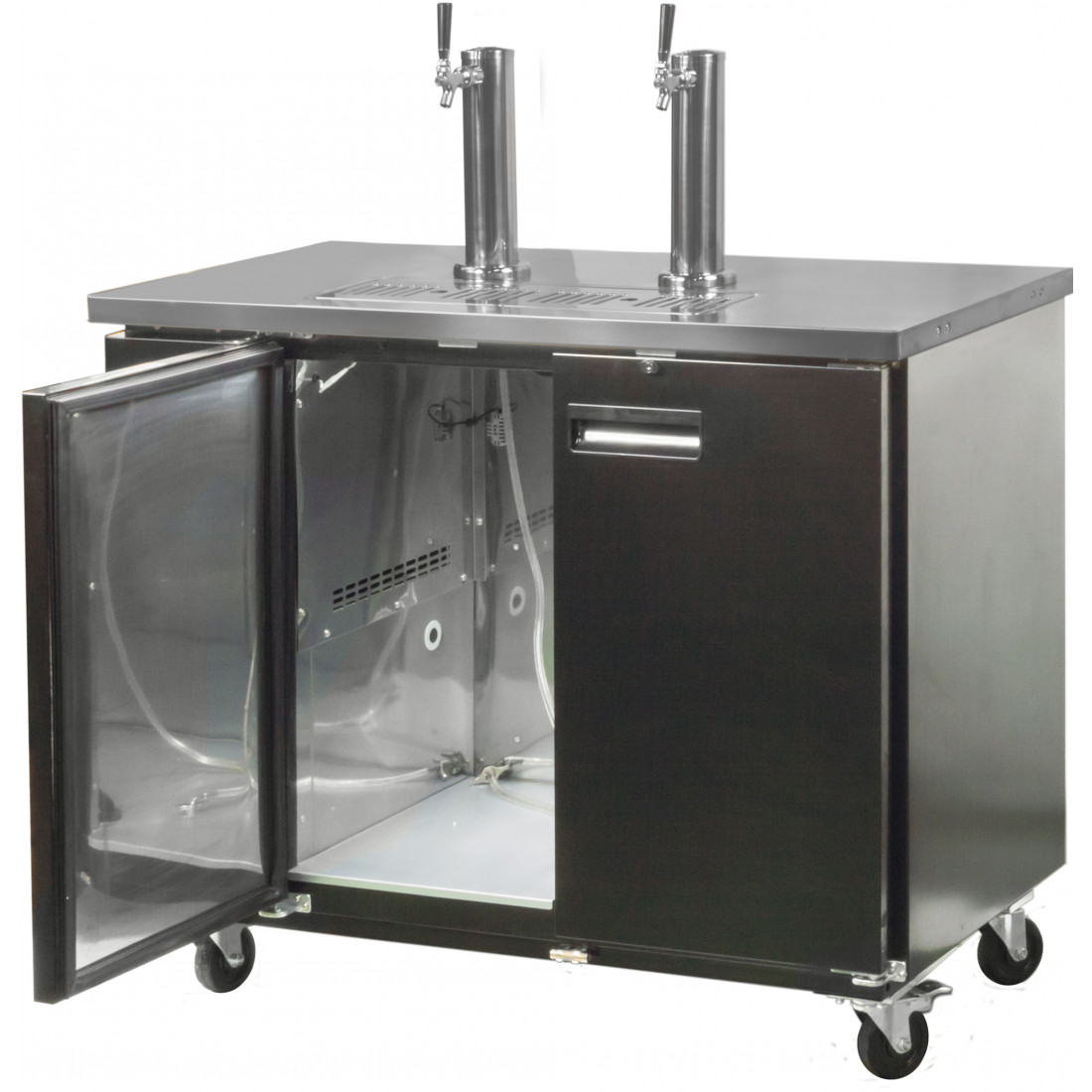 Prodis NTKC2 Double Door, Double Tap Keg Cooler - Image 3
