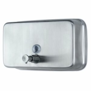 Brushed Stainless Steel Soap Dispenser | 1000ml | Horizontal